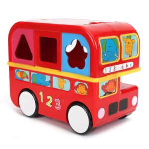 Funskool Giggles - Shape Sorting Bus - Red-3642