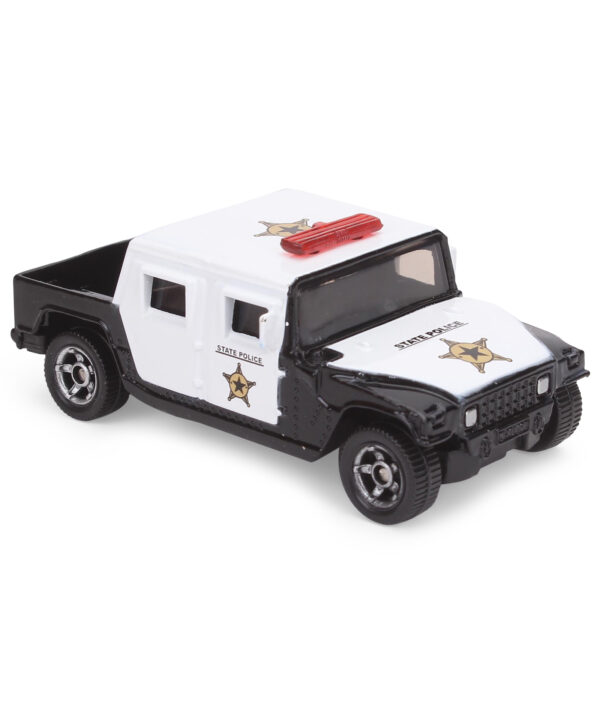 Funskool Siku State Police Pick Up Car - Black and White-0