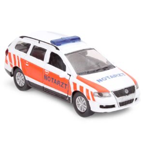 Funskool Siku Emergency Car - White and Orange-0