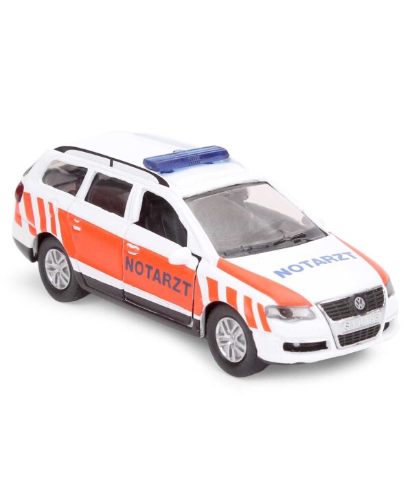 Funskool Siku Emergency Car - White and Orange-0