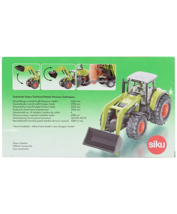 Funskool Siku Claas With Front Loader - Green-3358