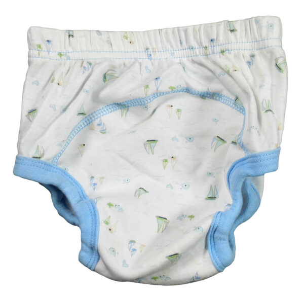 Moms Care Washable Diaper Panty White - Print May Vary-2757