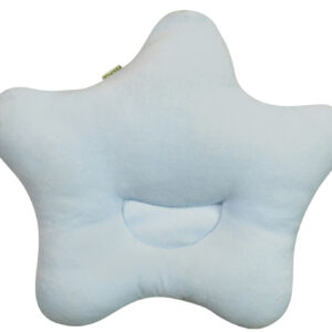 Babys World Soft Fabric Star Shape Pillow - Blue & White-2761