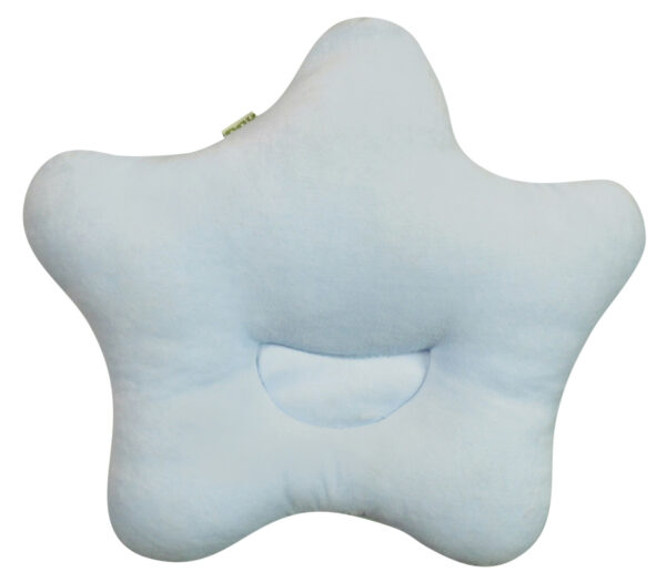 Babys World Soft Fabric Star Shape Pillow - Blue & White-2761