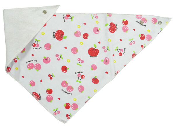 Babys World Cherry Print Cotton Bib Pack Of 2-2840