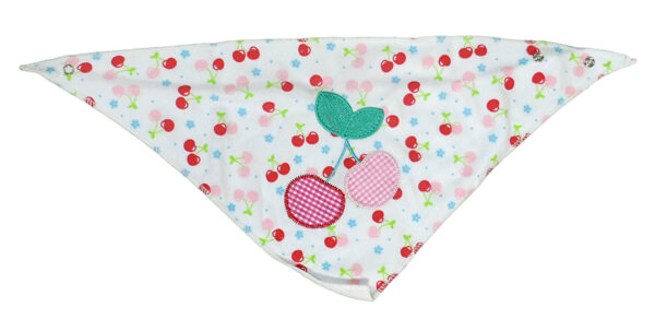 Babys World Cherry Print Cotton Bib Pack Of 2-2841