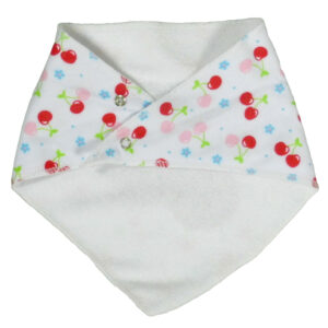 Babys World Cherry Print Cotton Bib Pack Of 2-2842