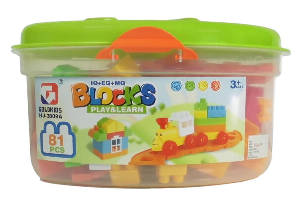 Goldkids IQ+EQ+MQ Blocks Play & Learn - 81 Pcs-0