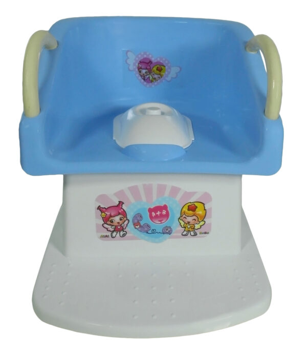 A+B Baby Environment-Friendly & Safe Potty Trainer - Blue-2887