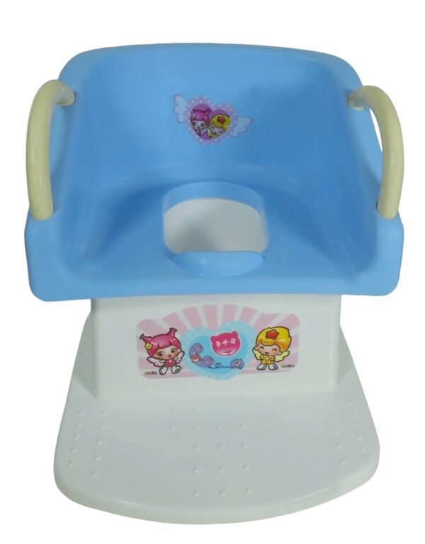 A+B Baby Environment-Friendly & Safe Potty Trainer - Blue-0