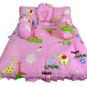 Babys World Gadda Set Pink - Animal Print-2897