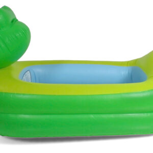 Munchkin Inflatable Safety Hippopotamus Baby Tub - Green-2918