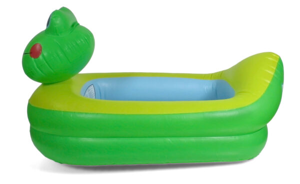 Munchkin Inflatable Safety Hippopotamus Baby Tub - Green-2918