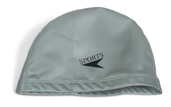 Sports Silicone Swimming Cap - Grey-2967