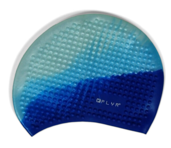 PLYR Silicone Swimming Cap - Blue-0