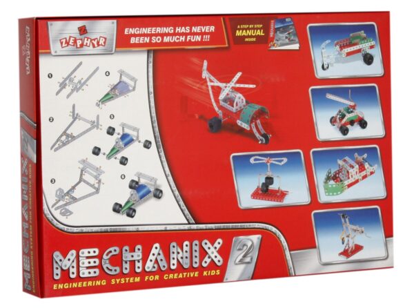 Zephyr Mechanix-2 Engineering System For Creative Kids - 170 Pcs-2981