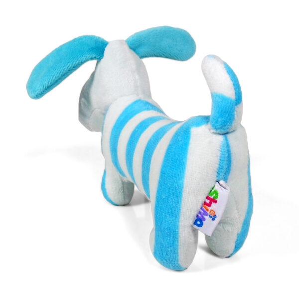 Shakable Choo Choo Donkey Toys - Blue & White-3016