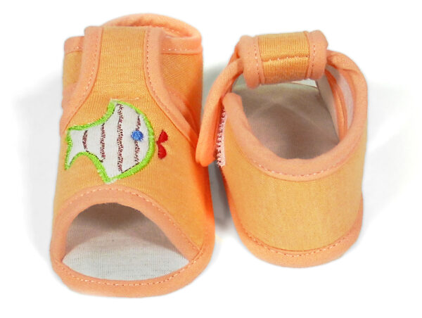 Babys World Soft Sandal - Orange-3021