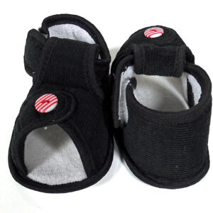 Babys World Soft Sandal - Black-3024