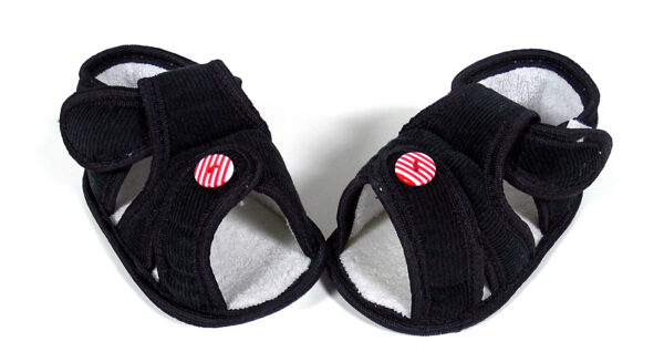 Babys World Soft Sandal - Black-3025