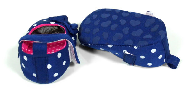 Babys World Ring Print Soft Bellies - Navy Blue-3049