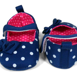 Babys World Ring Print Soft Bellies - Navy Blue-3048