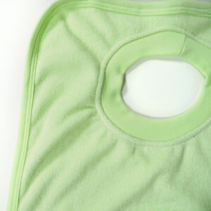 Babys World Hunny Bunny Print Round Neck Cotton Bib - Green-3057