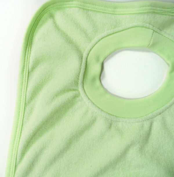 Babys World Hunny Bunny Print Round Neck Cotton Bib - Green-3057