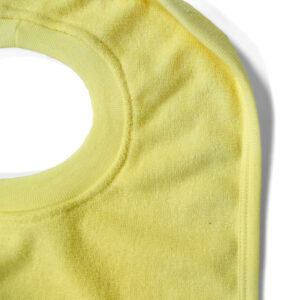 Babys World Hunny Bunny Print Round Neck Cotton Bib - Yellow-3062