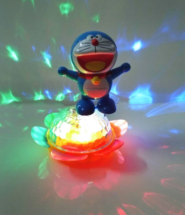 Multi Function Unique Spin Lighting Ball With Doraemon-0