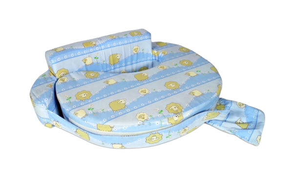 Babys World Baby Feeding Pillow - Blue-0