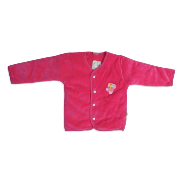 Moms Pet Full Sleeves Quilted Vest - Magenta-0