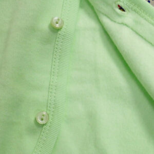 Little Darlings Full Sleeves Fleece Vest - Lime-4088