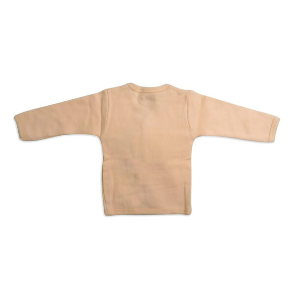 Little Darlings Full Sleeves Fleece Vest - Peach-4099