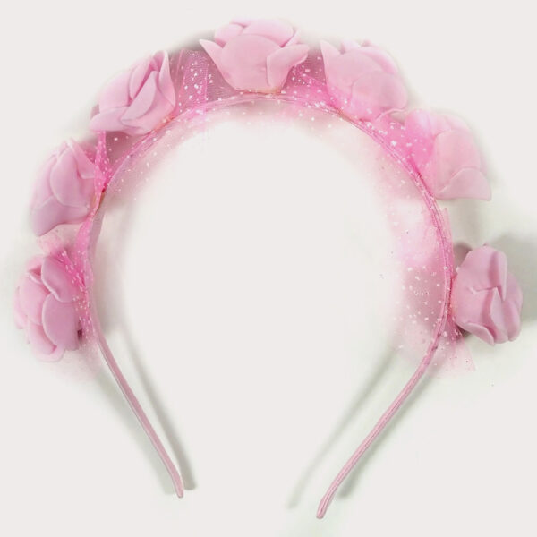 Babys World Flowerer Hair Band - Pink-6188