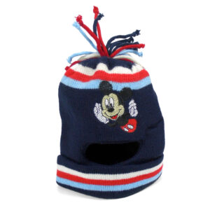 Winter Monkey Cap With Micky Patch-4828