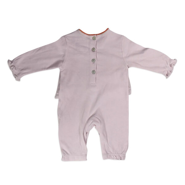 Mini Baby Full Sleeve Fancy Romper - Off Pink-4656