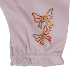 Mini Baby Full Sleeve Fancy Romper - Off Pink-4657