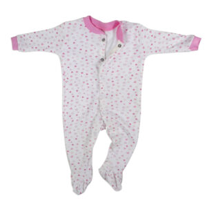 Mini Berry Footed Romper Set of 3 - White & Red-4686