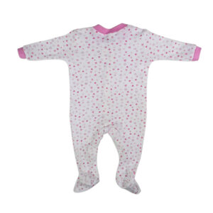 Mini Berry Footed Romper Set of 3 - White & Red-4685