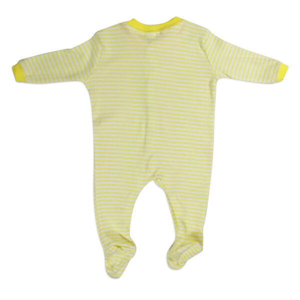 Mini Berry Footed Romper Set of 3 - Yellow & White-4370