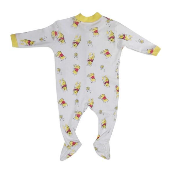 Mini Berry Footed Romper Set of 3 - Yellow & White-4373