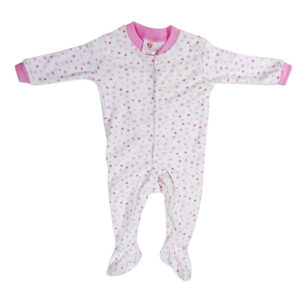 Mini Berry Footed Romper Set of 3 - Pink & Red-4381