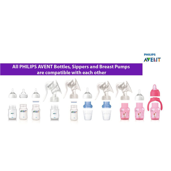 Avent Plastic Natural Feeding Bottle Pack Of 2 - 330 ml-5390