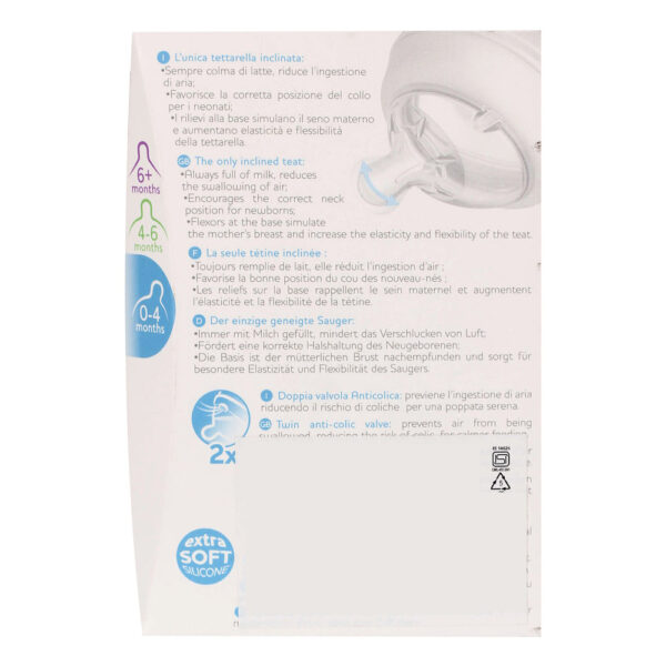 Chicco Natural Feeling Step Up New Feeding Bottle (0m+) - 150 ml-5366