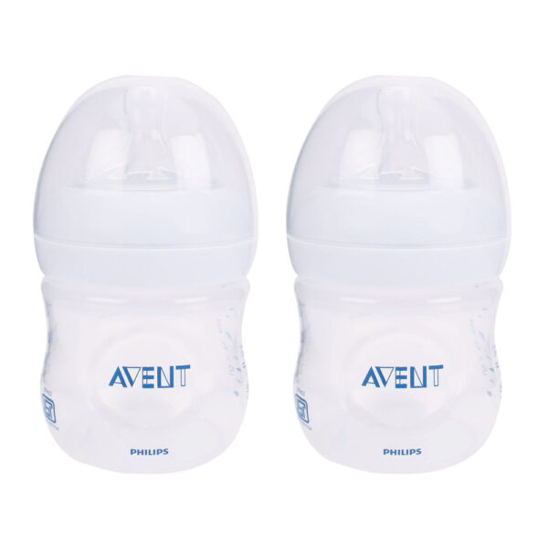 Avent Plastic Natural Feeding Bottle Pack Of 2 - 125 ml-0