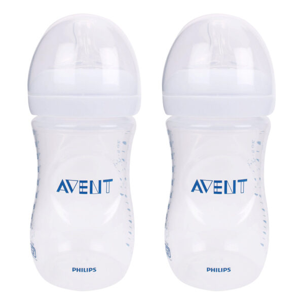 Avent Natural Feeding Bottle Pack Of 2 - 260 ml-5383