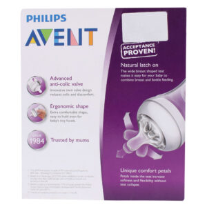 Avent Natural Feeding Bottle Pack Of 2 - 260 ml-5382