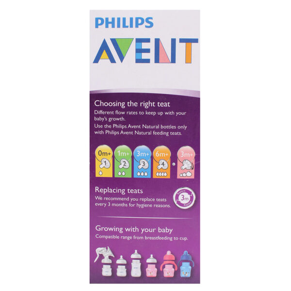 Avent Natural Feeding Bottle Pack Of 2 - 260 ml-5384