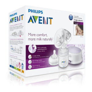 Avent Single Electric Natural Breast Pump With PP Storage Cup-5322